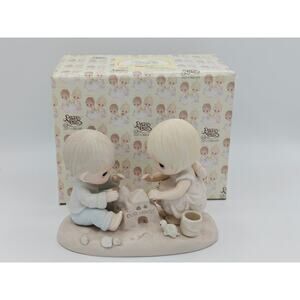 Precious Moments God Bless Our Home Figurine 1984 Enesco 12319 Taiwan